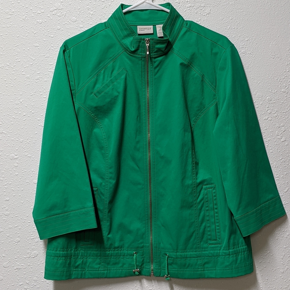 Zenergy by Chico's - Size 2 - 3/4 Sleeve Jacket
